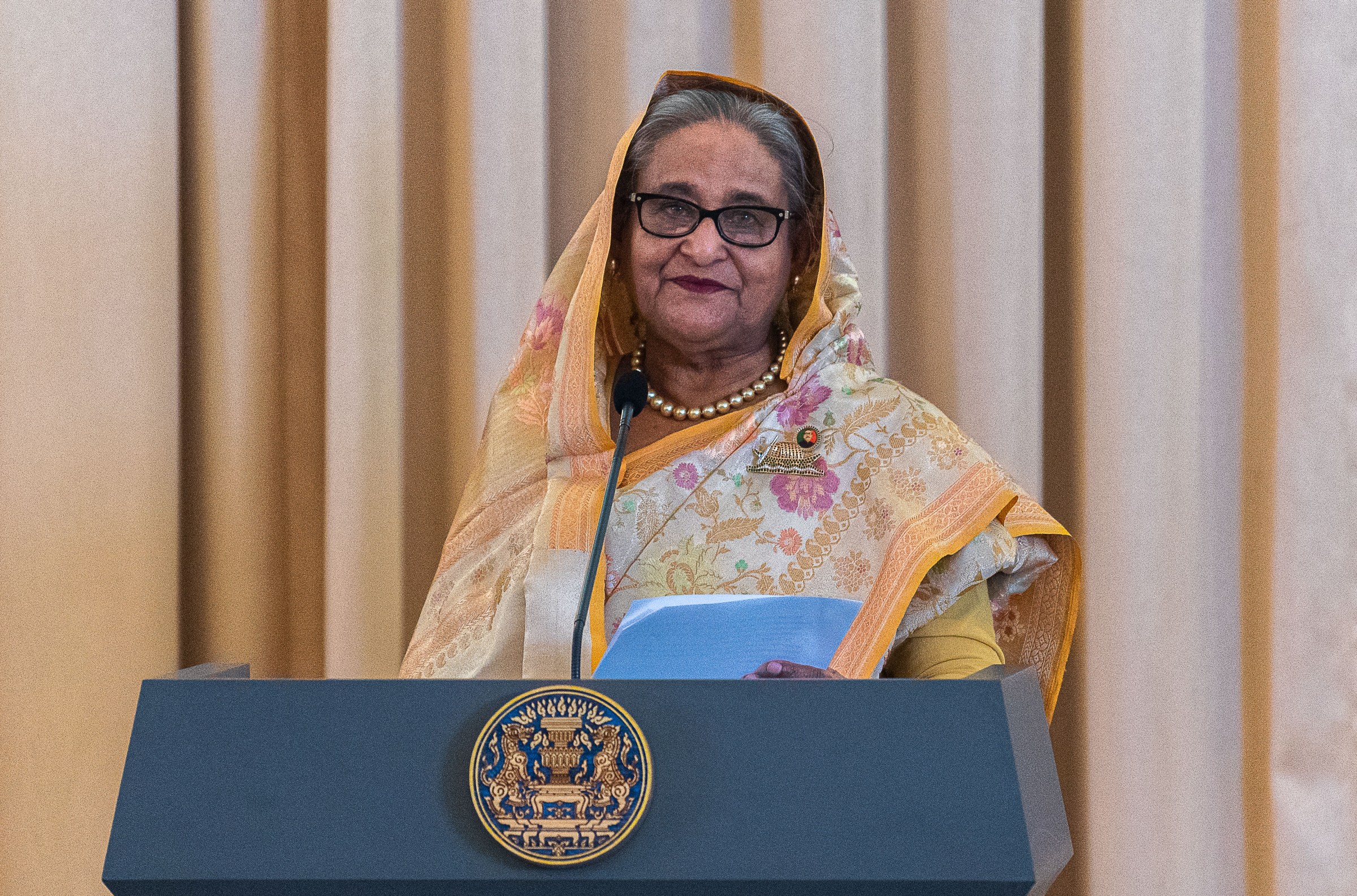 Bangladesh’s prime minister just fled the country in a helicopter. Why?