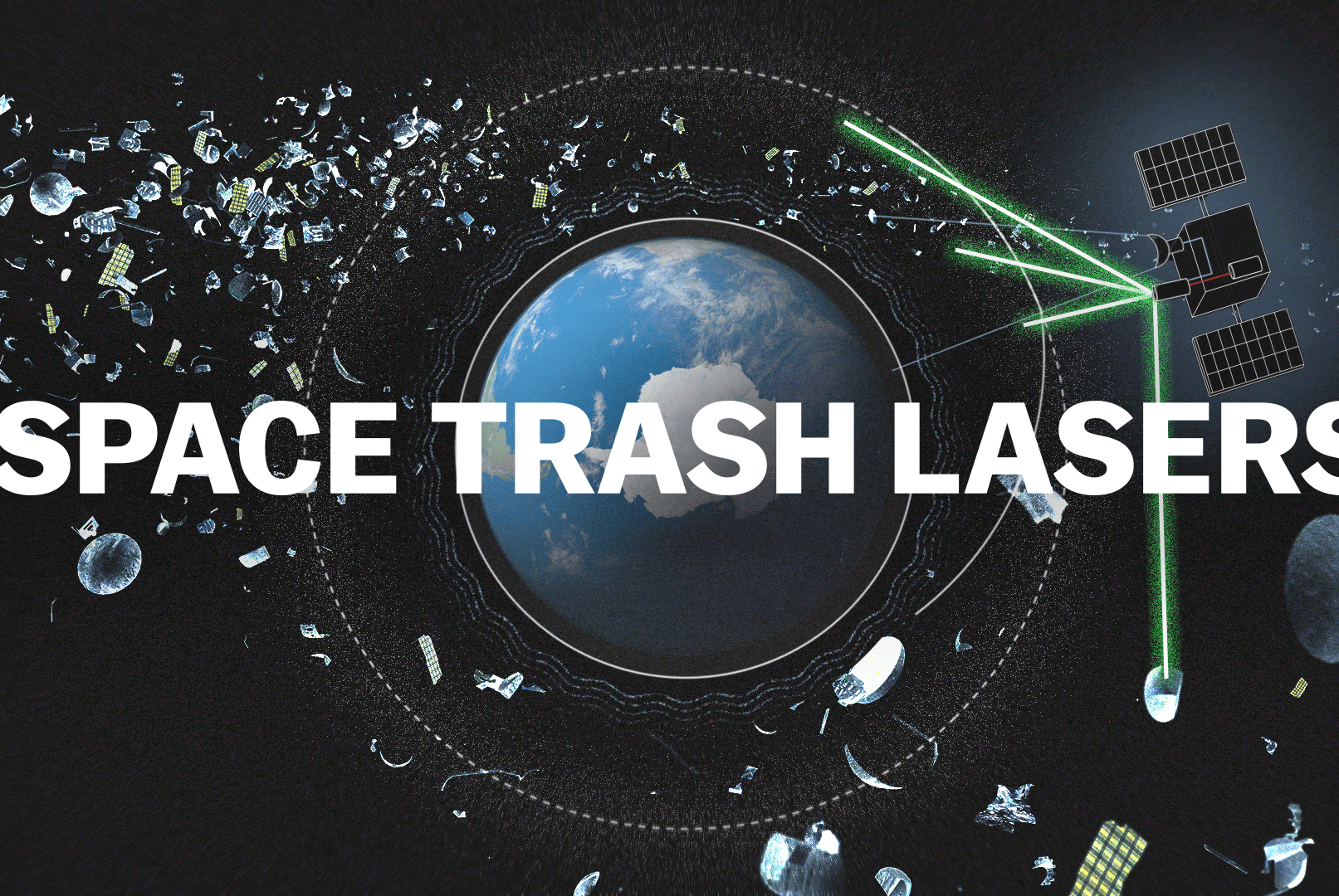 Space trash lasers, explained